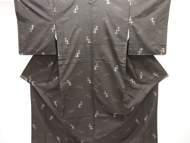 Japanese Kimono / Tsumugi Omeshi Silk
